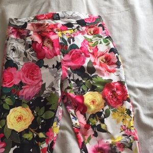 Floral color Jeans